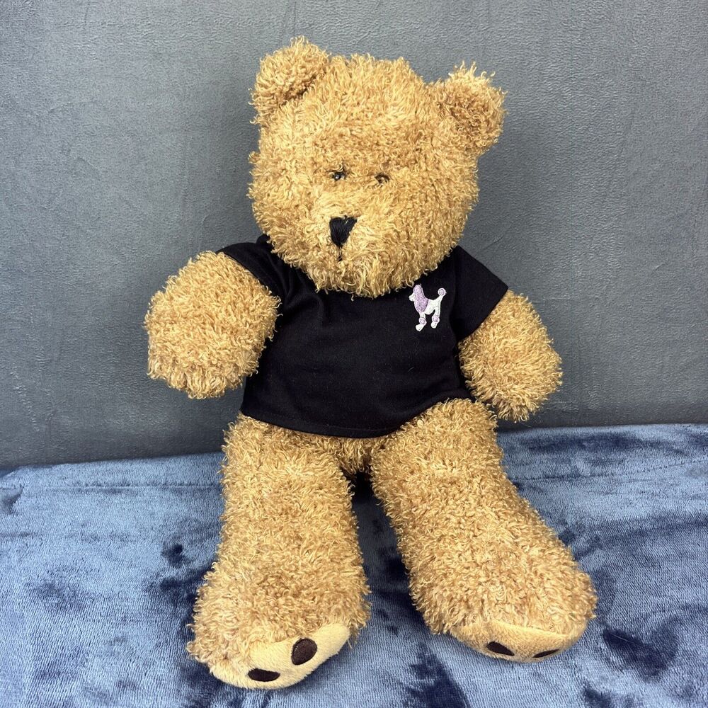 Animaland Teddy Bear Stuffers Teddy Bear 15” Plush Stuffed Animal Poodle Shirt